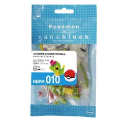 Pokemon - Caterpie & Poke Ball Nanoblock (NBPM_010)